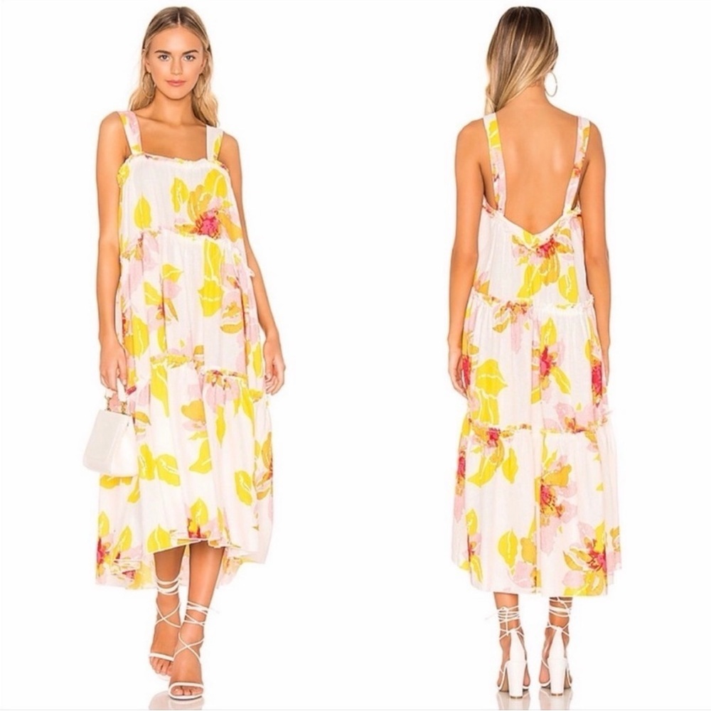 NWT Free People Moonshine Midi Dress XS